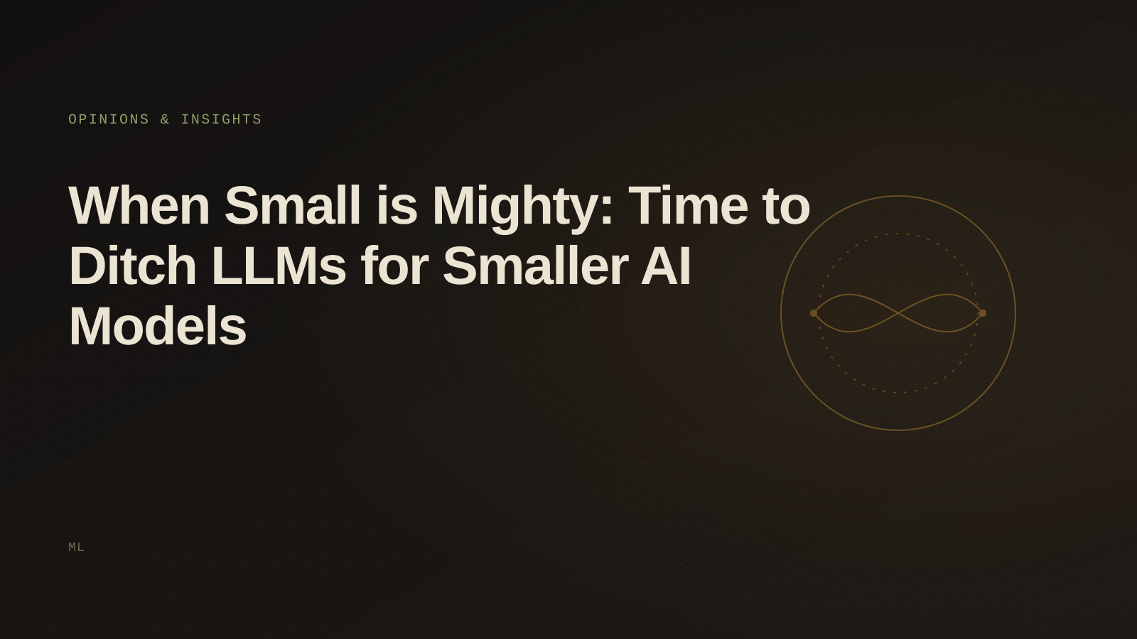 When Small is Mighty: Time to Ditch LLMs for Smaller AI Models